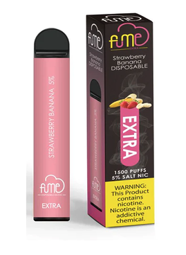 [004260] Fume Extra Strawberry Banana 1500Puffs