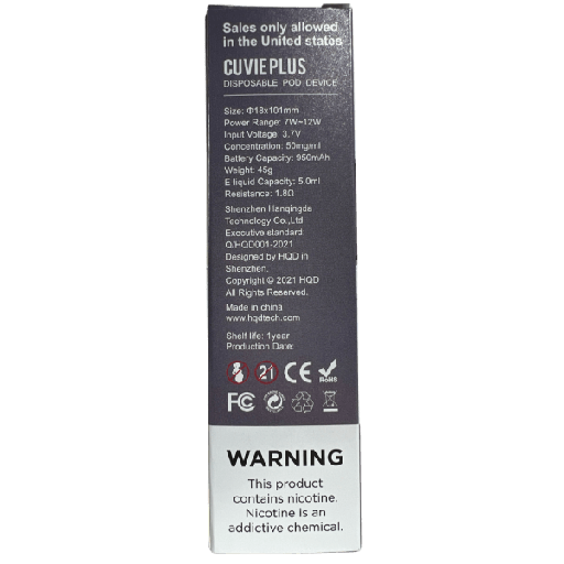 Hqd Ice Mint 1200Puffs