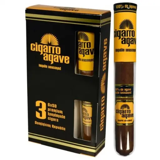 [007809] Cigarro tequila agave tubo