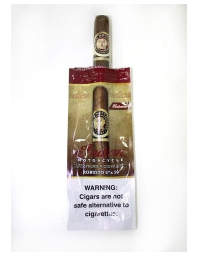 Indian Motorcycle Zip Pouch Robusto Habano