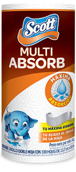 Papel Toalla Scott Multi Absorb