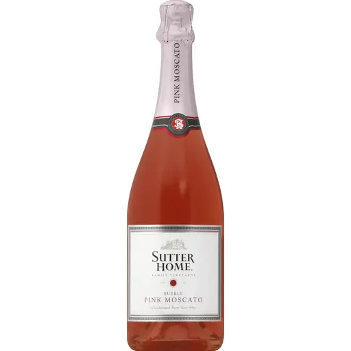 [851112] Sutter Home Pink Moscato Bubbly 750Ml