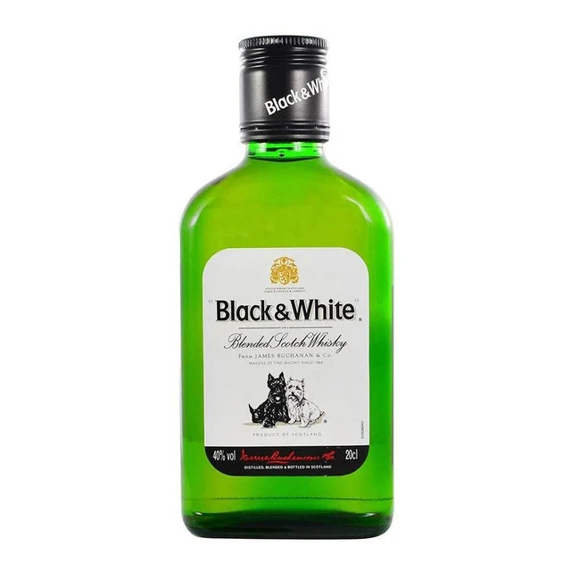 [50196838] Black & White Blended Scotch 200Ml
