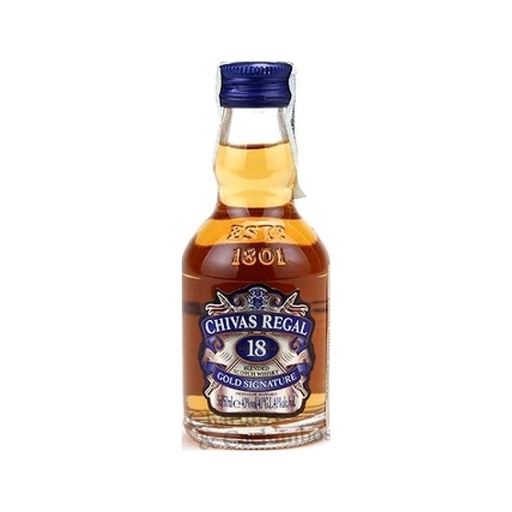 Chivas Regal 18 Años 50Ml Miniatura