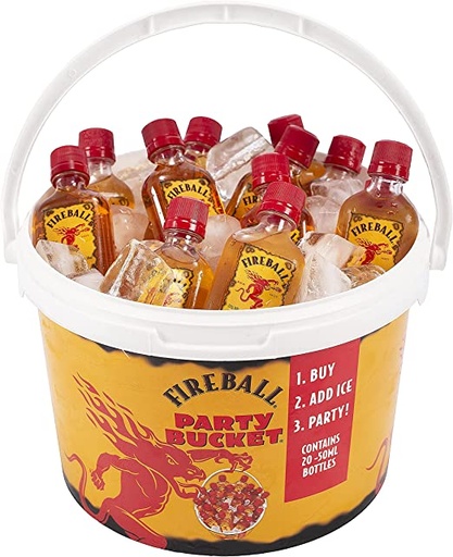 [00138605] Fireball Party Bucket (20*1) 50Ml