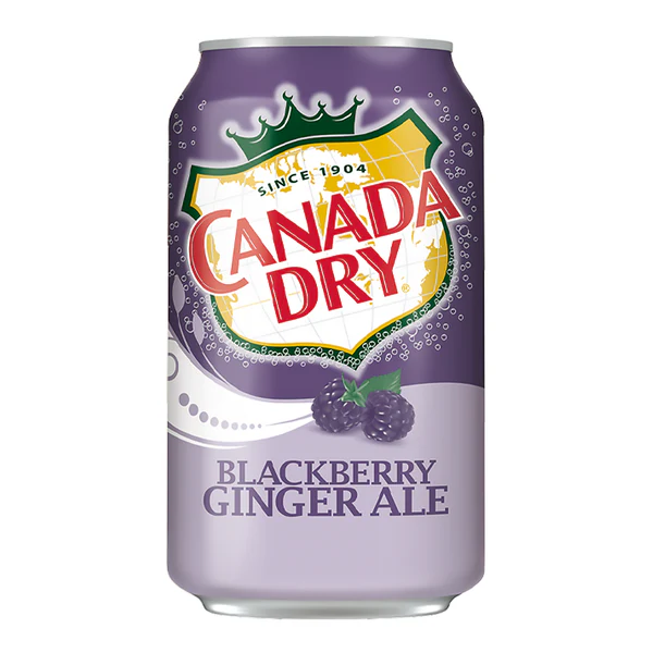 [007014] Canada Dry Blackberry Ginger 330Ml LATA
