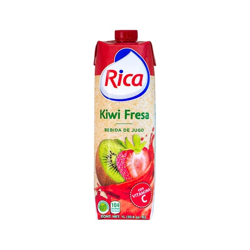 Jugo Rica Kiwi Fresa 1000Ml