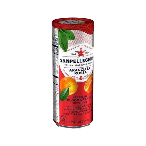 San Pellegrino Aranciata Rossa LATA 330Ml