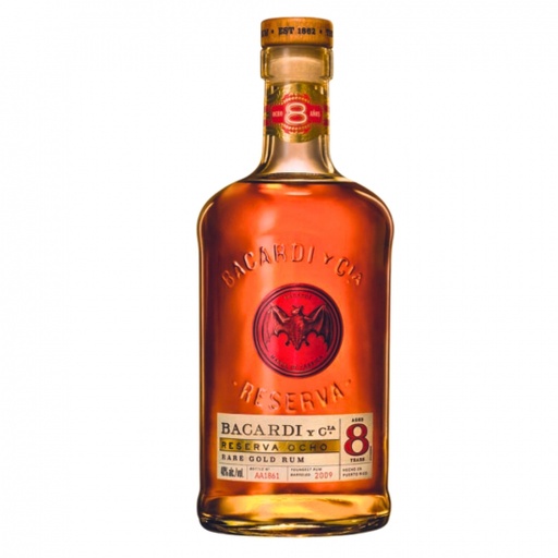 [080480505400] Bacardi 8 Años 750Ml 