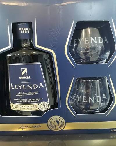 Brugal Leyenda 700Ml + 2 Vasos