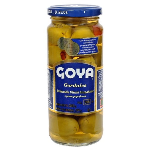 Goya Aceitunas Gordales Rellenas De Pimiento 358 G