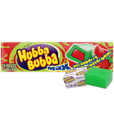 Hubba Bubba Strawberry Watermelon 5Piezas