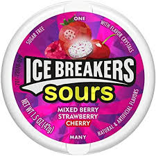 Ice Breakers Mixed Berry Strawberry Cherry 42Grs