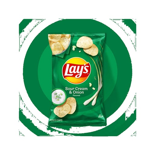 Lays Sour Cream Y Onion 184Grs