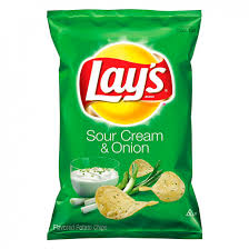 Lays Sour Cream Y Onion 55Grs
