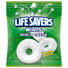 Lifesavers Mints Wint OGreen 2.81Oz