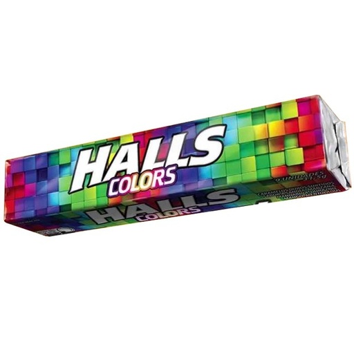 Menta Halls Colores Barra