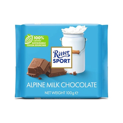 Ritter Chocolate Con Leche Extrafino 100Mg