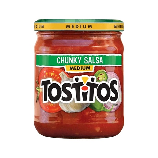 Salsa Tostitos Mediun Red 15.5Oz