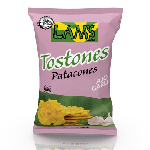 Tostones Lams Ajo 113Grs