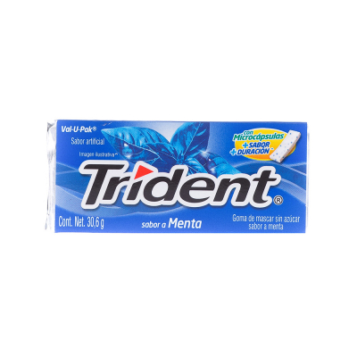 Trident Value Pack Menta 18 Unidades