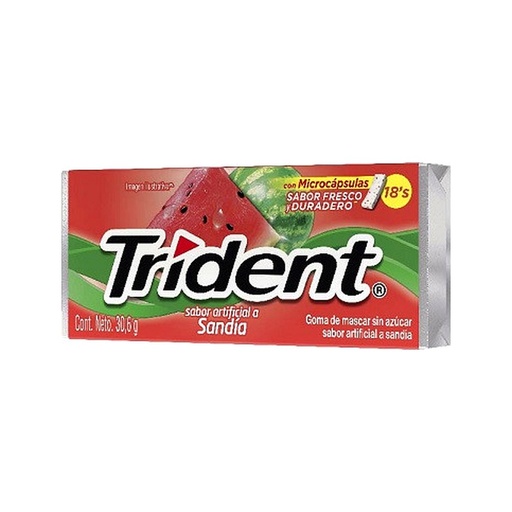 Trident Value Pack Sandia 18 Unidades