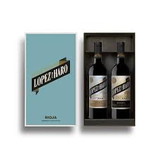 [006607] Estuche 2BOTELLA Lopez De Haro Crianza + Reserva 750Ml