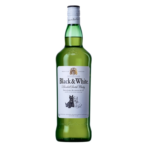 [50196081] Black & White Blended Scotch 1000Ml