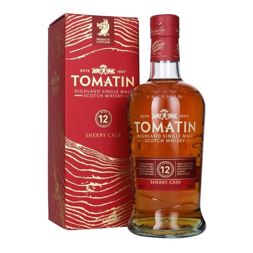 Tomatin 12 Años Sherry Cask 700Ml