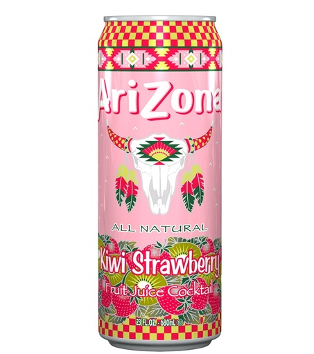 Arizona Tea Kiwi Strawberry LATA 650Ml