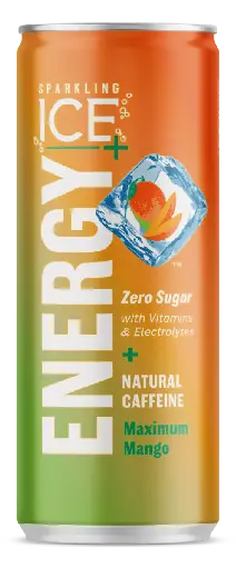 Sparkling Ice + Energy Maximum Mango 12Oz LATA  