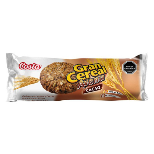 Costa Gran Cereal Avena Cacao 185 Gr