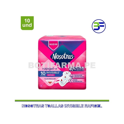 Toalla Nosotra  Diaria 150 Uds
