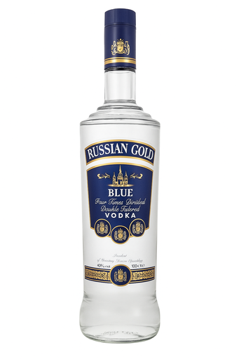 Russian Gold Blue Vodka 1000Ml