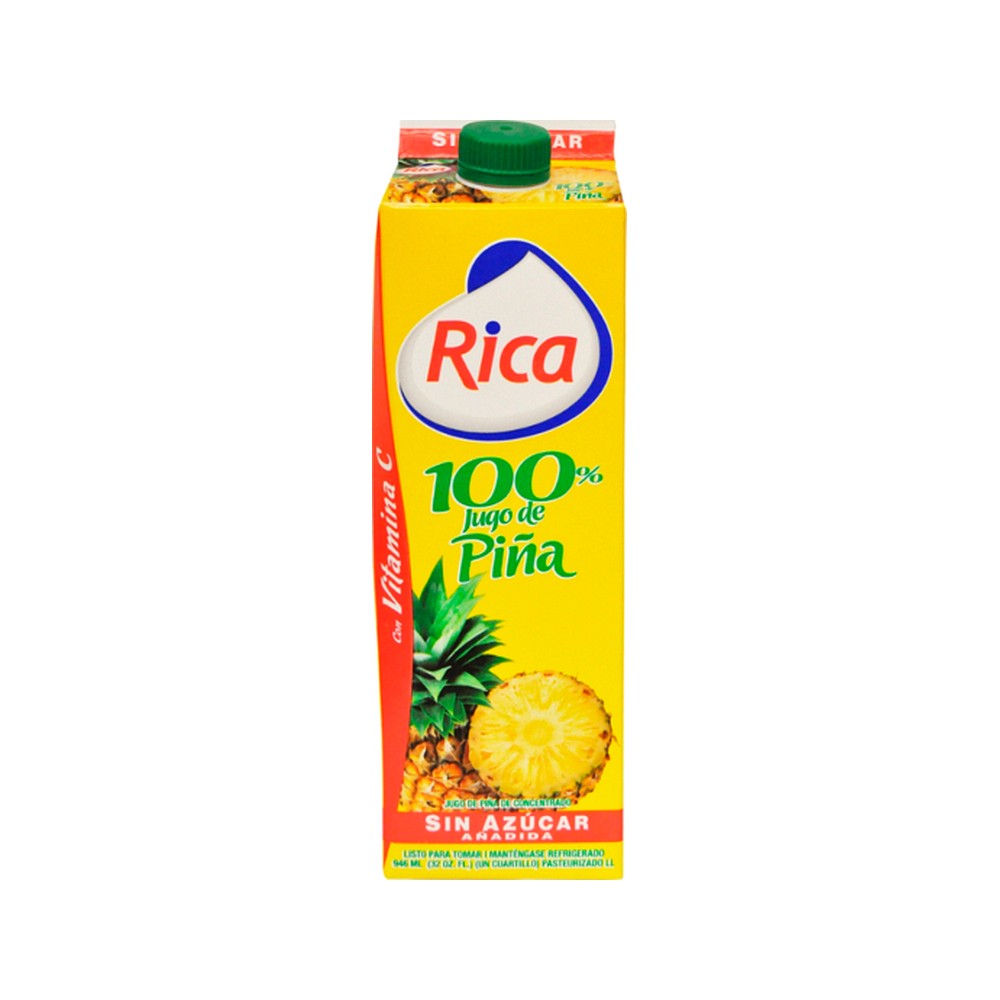 Comprar Jugo Rica Piña Sin Azúcar 32OZ | Vocatus RD