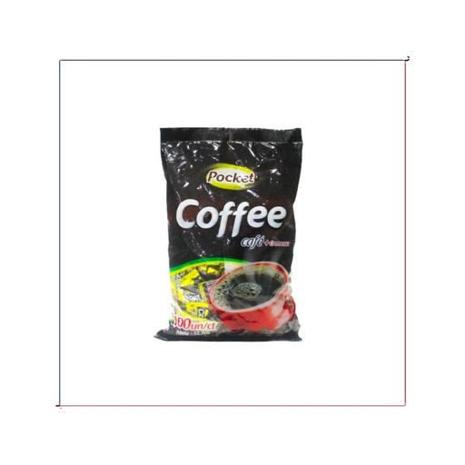 Menta Pocket Cafe + Cremosa 100uds 